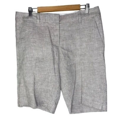 ISDA & Co Ladies shine short linen champagne size 14 NWT retails $132 - Image 1 of 4