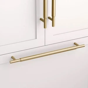 18" Colmar Solid Brass Appliance Pull - Satin Brass - Picture 1 of 2