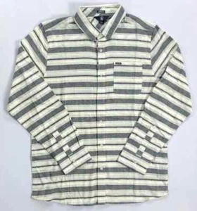 Men's Volcom Modern Fit Cotton Woven Button-Front Long Sleeve Shirt - Picture 1 of 2