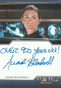Rittenhouse Star Trek Discovery Season 3 Avaah Blackwell autograph inscription C