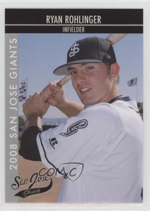2008 Grandstand San Jose Giants Ryan Rohlinger #22
