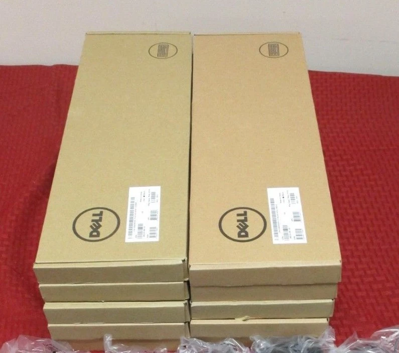 Lot of 10 NEW Dell Keyboard KB216 USB 104-Key Keyboard & 10 DELL MS116 USB MOUSE - Image 1 of 4