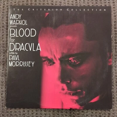 Blood for Dracula Criterion Laserdisc 287 Andy Warhol - Image 1 of 4