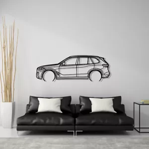 BMW X5 G05 Series Silhouette Steel Wall Decor Decoration 25D 40I LCI M F95 IX5 - Picture 1 of 8