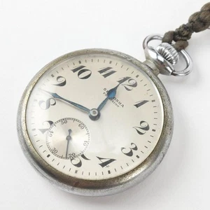 Seikosha Precision Hand-wound Pocket Watch A296 jp - Picture 1 of 9