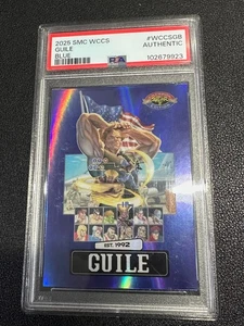 2025 Street Fighter II SMC WCCS Guile Blue /75 #WCCS G-B PSA Authentic - Bild 1 von 2