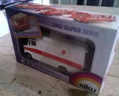 🚑 RARO Siku 1:55 Mercedes Rescue Van Ambulance Art. 2011 | RARE Mercedes Rescue - Immagine 1 di 4