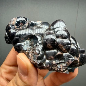 Muestra de Hematita Botrioidal de Marruecos 199g - Formación Rosa Hierro Natural - Imagen 1 de 11