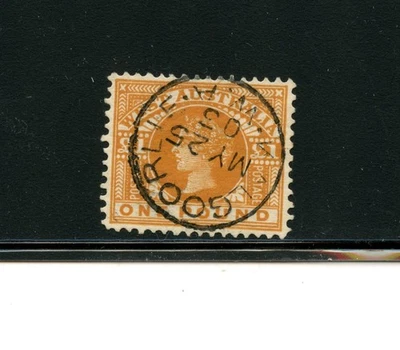 Western Australia #88a (W639) QV 1 pound orange, SON cancel, U,FVF,CV$425.00 - Image 1 of 2