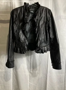 Moda Jacket Size XS Women Regular Black/Brown Basic - Picture 1 of 5