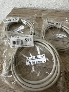 3* RJ45 Cat 8.1 Netzwerkkabel, 2 m - Weiss - Afbeelding 1 van 1