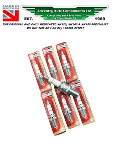 JAGUAR  SET OF 6 Spark Plugs Ignition Champion Brand. N5C. C2460 - Picture 1 of 6