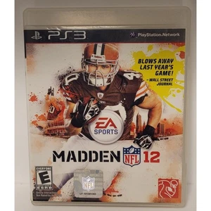 Madden NFL 12 PS3 (Juego Sony PlayStation 3, 2011) seminuevo con manual - Imagen 1 de 10