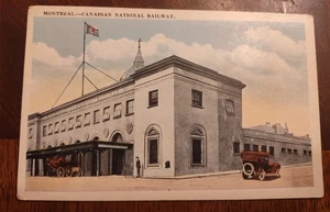 vintage montreal Canadian National Railway Unused European Post Card Co Rare - Bild 1 von 9