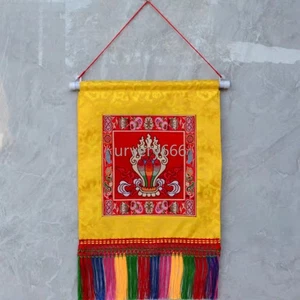 Quadro da parete tibetano camera da letto murale santuario buddista Tangka dipinto decorativo - Foto 1 di 4