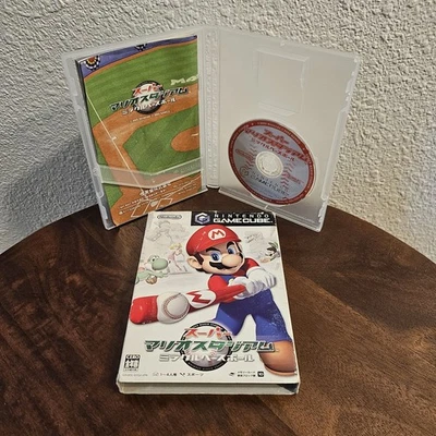 SUPER MARIO STADIUM Miracle Baseball Gamecube Nintendo Japanese Ver. US Seller - Image 1 of 4