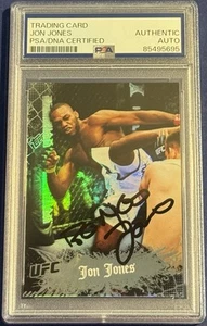 Jon Bones Jones Signed 2010 Topps Knockout UFC Card PSA/DNA - Picture 1 of 2