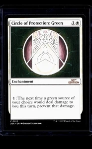 MTG Magic The Gathering 30th Anniversary Edition #199 Circle of Protection Green - Picture 1 of 2