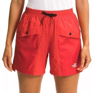 NWT The North Face Women’s TNF Outline Outdoor Hiking Shorts Red Windwall Sz XS - Picture 1 of 7