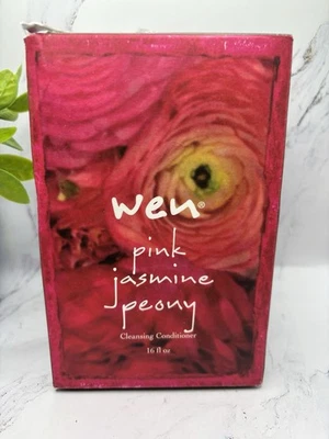 Wen Pink Jasmine Peony Cleansing Conditioner With Pump 16 fl oz - New Sealed - Image 1 of 3