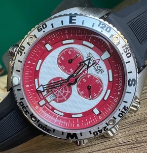 NOS Sector Yacht timer Ocean Master swiss made Diver Chronograph 43mm 3271966015 - Imagen 1 de 18