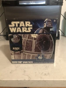 Star Wars Death Star 60 Piece 3D Sphere Puzzle. New Factory Sealed  - Picture 1 of 2