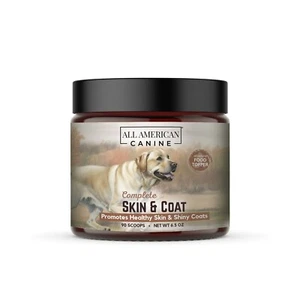 Skin & Coat Natural Protein-Enriched Powdered Supplement Food Topper for dogs - Picture 1 of 4