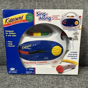 Kidsound Audio System Sing-Along Cassette Player Recorder Vintage 1996 NOB - Bild 1 von 16