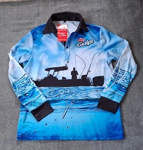 BERKLEY GULP Men's Fishing Shirt Small Camping Outdoors NWT G23 - Picture 1 of 5