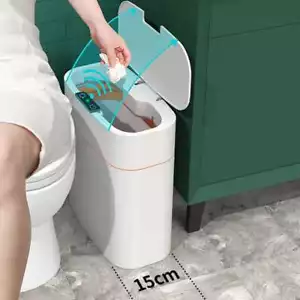 Automatic Smart Trash Can With Lid - Picture 1 of 19