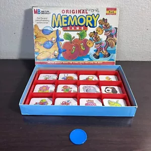 Vintage 1996 Milton Bradley Animal Memory Game Complete Excellent Condition - Picture 1 of 15