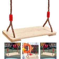 Balançoire en bois avec corde robuste balançoires de jardin jouets pour