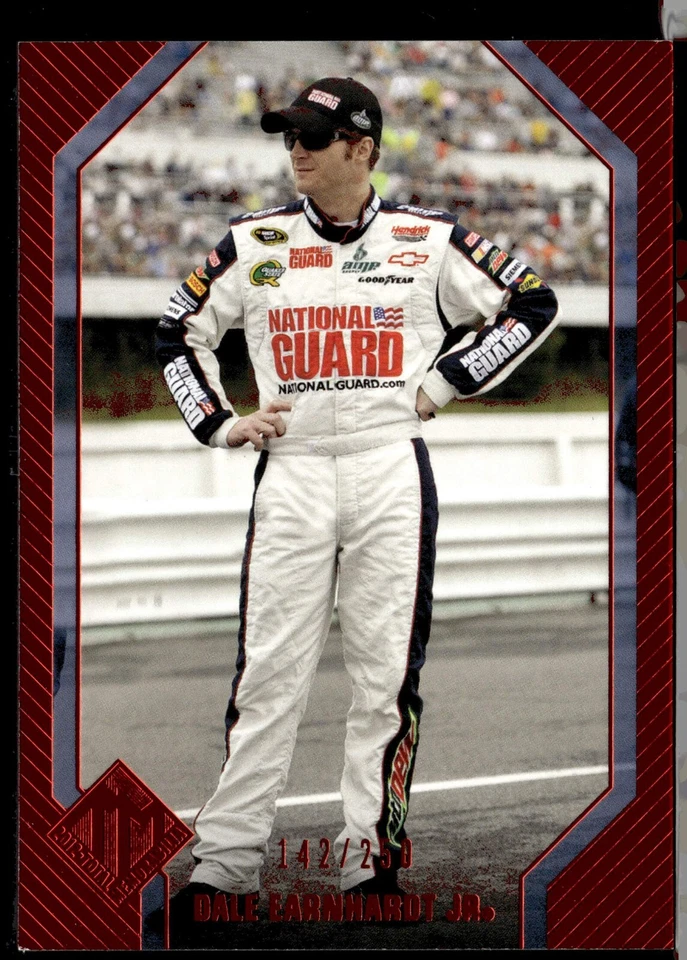 2012 Press Pass Total Memorabilia # 7 DALE EARNHARDT Jr Red Parallel /250 - Image 1 of 2