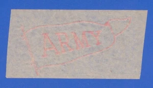 1950"s baseball transfer ARMY NICE - Picture 1 of 1