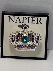 New Napier Crown Pin Brooch Good Condition  - Picture 1 of 4