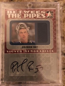 05-06 Patrick Roy ITG Between The Pipes Signed Memorabilia 3/10 - Picture 1 of 8