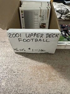 2001 UPPER DECK FOOTBALL COMPLETE SET (1-180) FAVRE MANNING RICE SMITH URLACHER - Picture 1 of 3