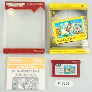 Super Mario Brothers Nintendo Gameboy Advance Famicom Mini 01 GBA #5308 - Picture 1 of 4