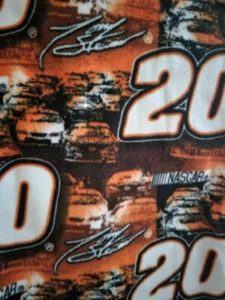 Fleece Fabric NASCAR #20 Pre-cut - Picture 1 of 1