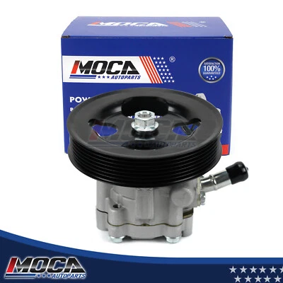 Bomba de dirección asistida con polea para Nissan Armada Titan Pathfinder 21-5366 5,6 L Foto 1 de 4