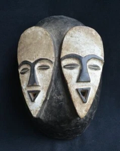 MASQUE AFRICAIN FANG (GABON) - Picture 1 of 6