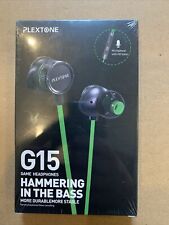 Plextone Green G15 Hammering In The Bass Noise Cancelling Gaming Headphones