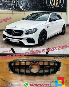 ⭐FRONTGRILL, GEEIGNET FÜR MERCEDES E-KLASSE W213 2016+, SCHWARZES PROFIL ⭐ - Bild 1 von 11
