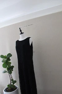 PLUS SIZE 18 ROCKMANS BLACK LACE OVERLAY MAXI TANK DRESS - Picture 1 of 8