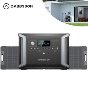 Dabbsson 2330Wh Portable Power Station 2200W Solar Generator w/210W Solar Panel - Picture 1 of 20