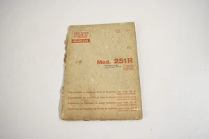 Trattore Fiat 251R Supplemento Catalogo Parti di Ricambio 27 - Picture 1 of 3