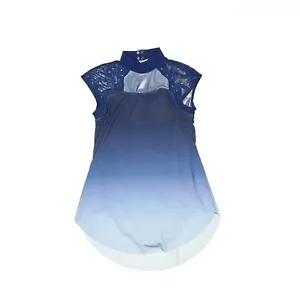 Girl Weissman Dance Have Mercy 13294 Blue Ombre High Low Lyrical Dress Size XLC - Picture 1 of 2