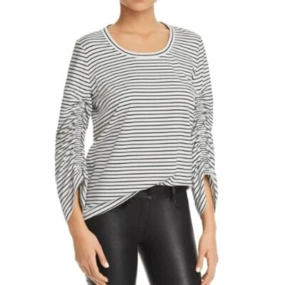 Top a rayas manga ceñida Donna Karan talla XS USADO EN EXCELENTE ESTADO Foto 1 de 4