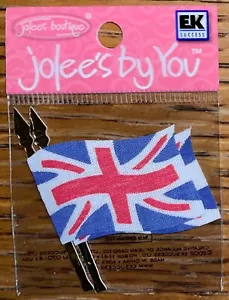 RARE Jolees Mini British Flag🇬🇧Travel Union Jack United Kingdom UK Scrapbook - Picture 1 of 3