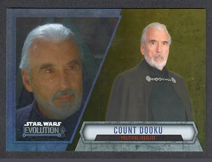 STAR WARS EVOLUTION 2016 Topps GOLD PARALLEL BASE CARD #96 COUNT DOOKU (#09/50) - Picture 1 of 3